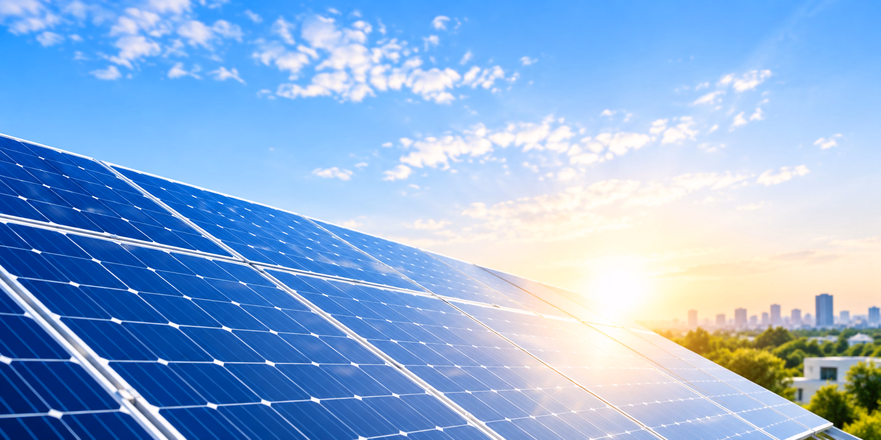 Solar energy installation representing our trusted vendors