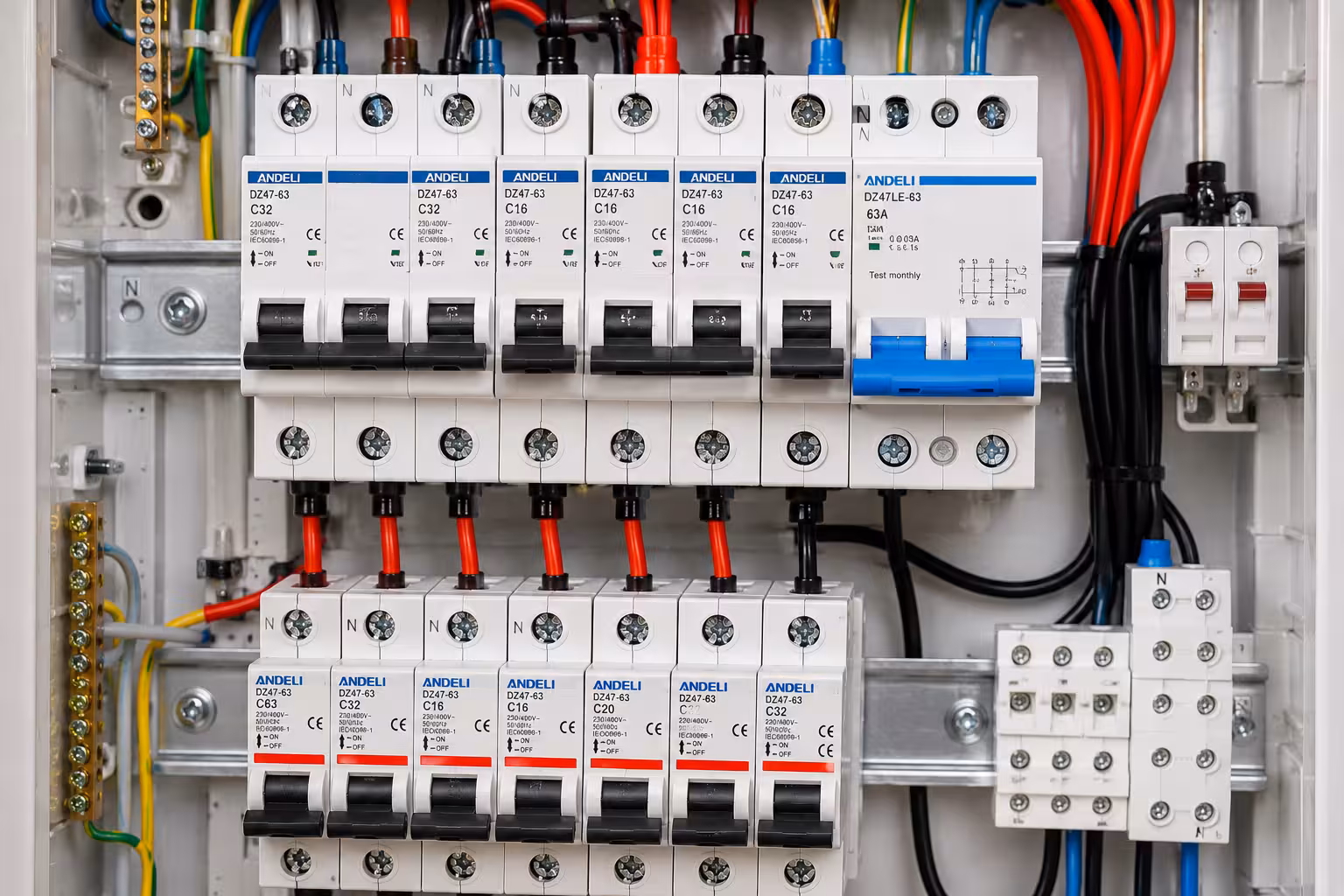 Electrical circuit breaker board installation