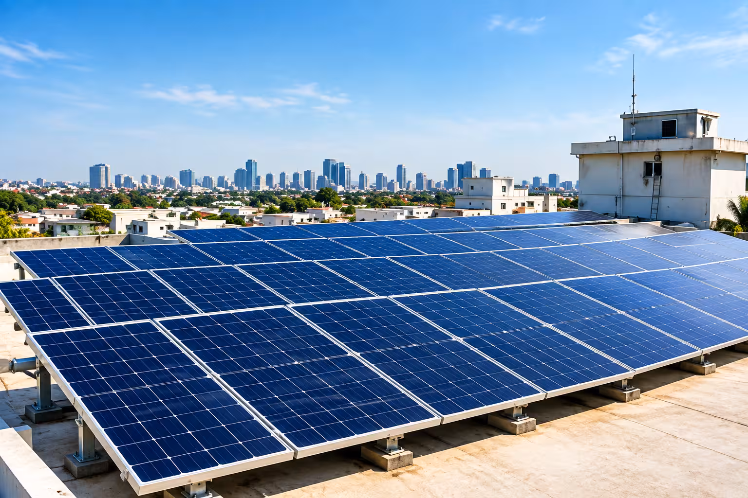 12 KW Max Power Hybrid Solar System in Memon Goth, Karachi