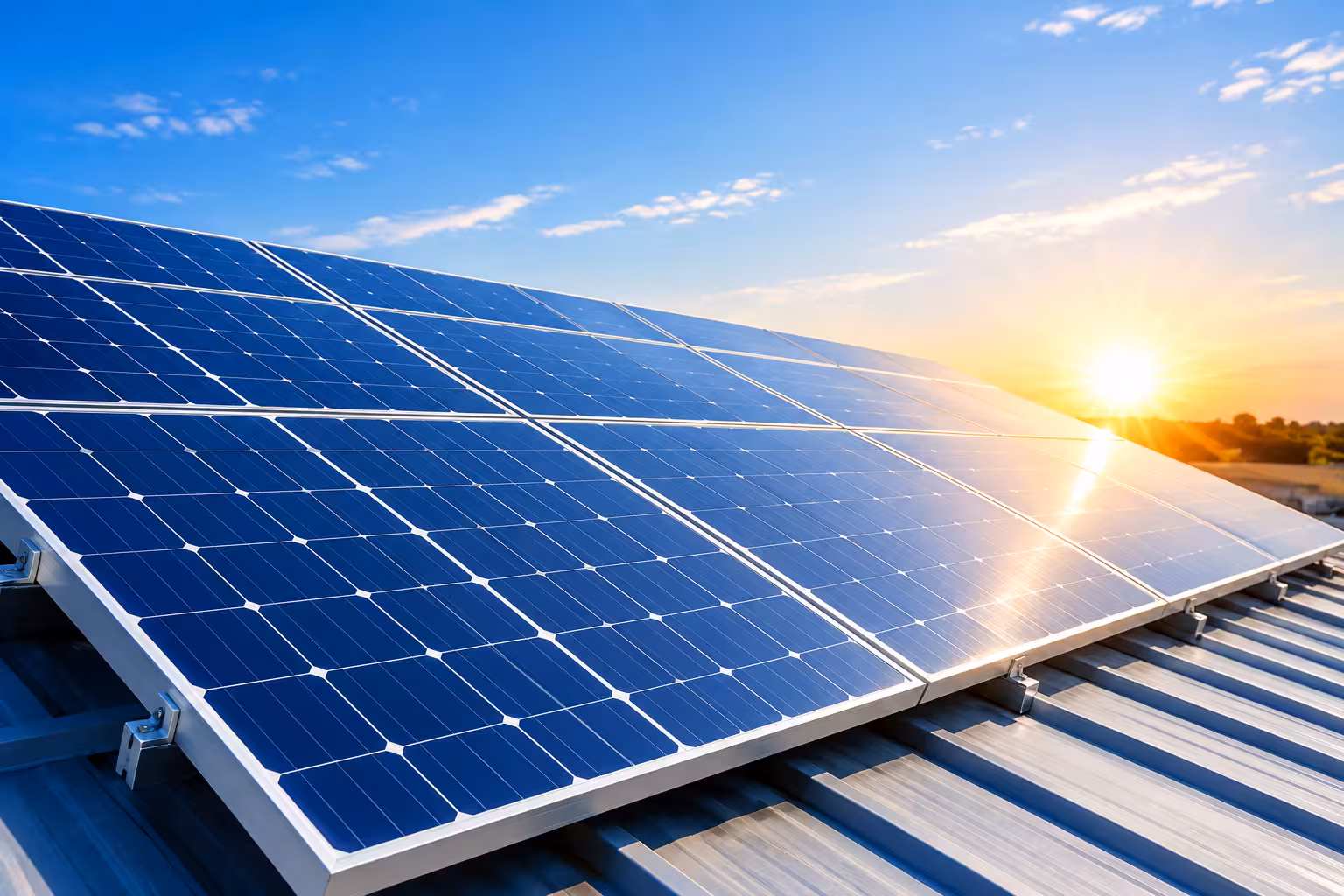 Solar panel installation and maintenance on rooftop